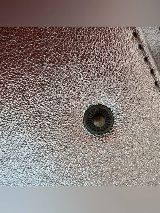 The Sak Metallic Leather Wallet Crossbody Clutch Wristlet Convertible 3 in 1 EUC - Picture 7 of 12